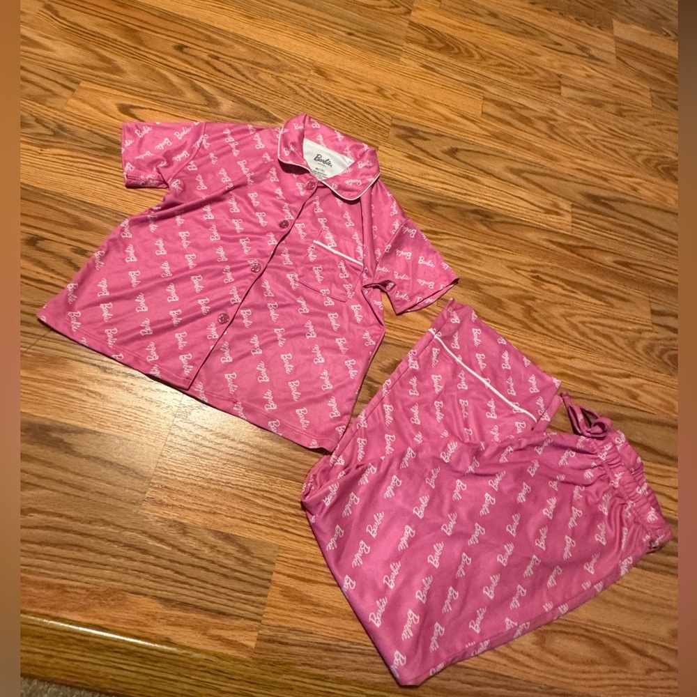 Barbie pajama set- tried it on once and then she never wore it 7/8 really cute